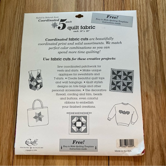 NRFP Vintage 100% Cotton Retro coordinated Fabric for crafting. - Picture 2 of 3